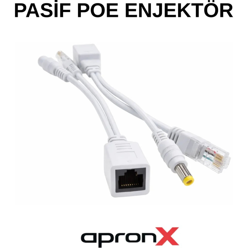 Apronx Pasif Poe Enjektör Poe Splitter Poesiz Ip Kamera Için 10 Çift Network Aksesuarları Fiyatı
