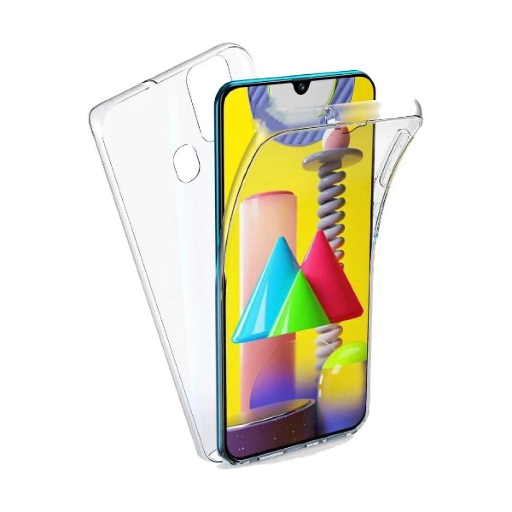 Apsuwa Samsung Galaxy M31 Kılıf Ön Arka 360 Koruma Şeffaf Silikon - Saydam Cep Telefonu Kılıfı Fiyatı