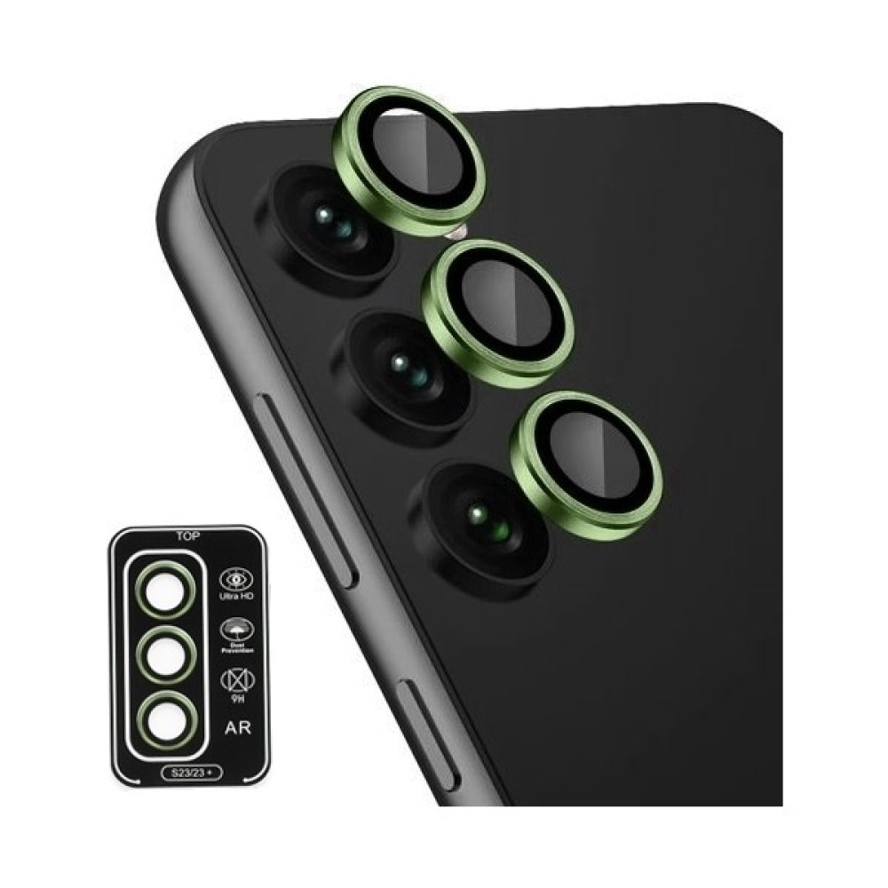 Apsuwa Samsung Galaxy S23 Kamera Lens Koruyucu Metal Valdez Yeşil Cep Telefonu Ekran Koruyucusu Fiyatı