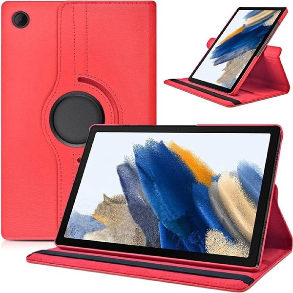 Apsuwa Samsung Galaxy Tab A9 Plus 11'' X210 Kılıf Dönerli Standlı - Kırmızı Tablet Kılıfı Fiyatı
