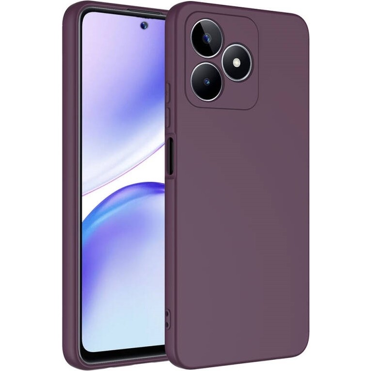 Apsuwa Tecno Spark 10 Kılıf Lansman Içi Kadife Silikon - Mürdüm Cep Telefonu Kılıfı Fiyatı