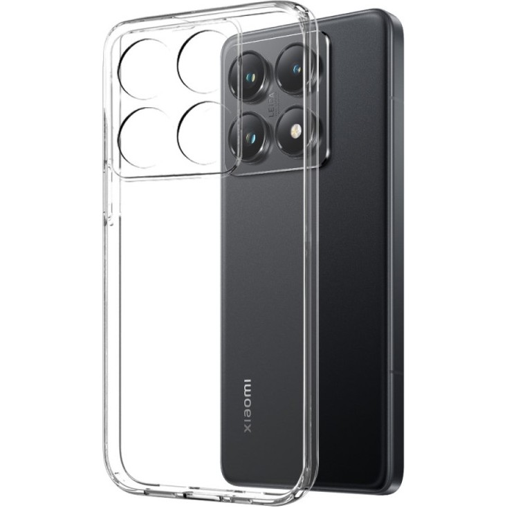 Apsuwa Xiaomi 14T Pro Kılıf Silikon Şeffaf + Ekran Koruyucu Cep Telefonu Kılıfı Fiyatı