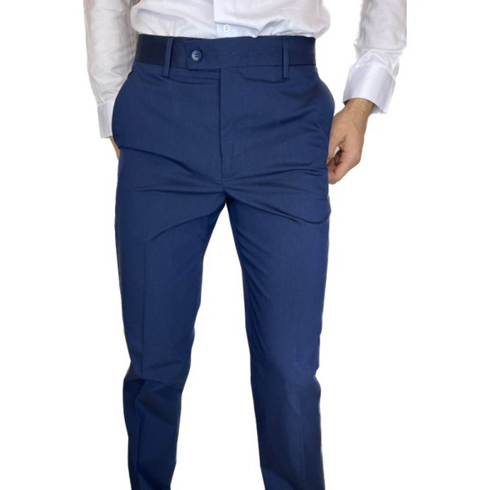 APT PRESTIGE Erkek Mavi Klasik Kumaş Pantolon Erkek Pantolon Fiyatı