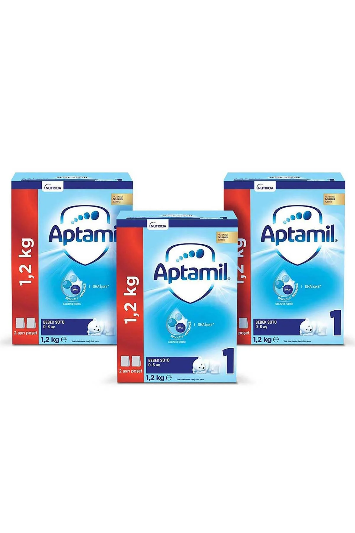 Aptamil 1 Bebek Sütü Yeni Formül 1200 Gr X 3 Adet Bebek Mamaları Fiyatı