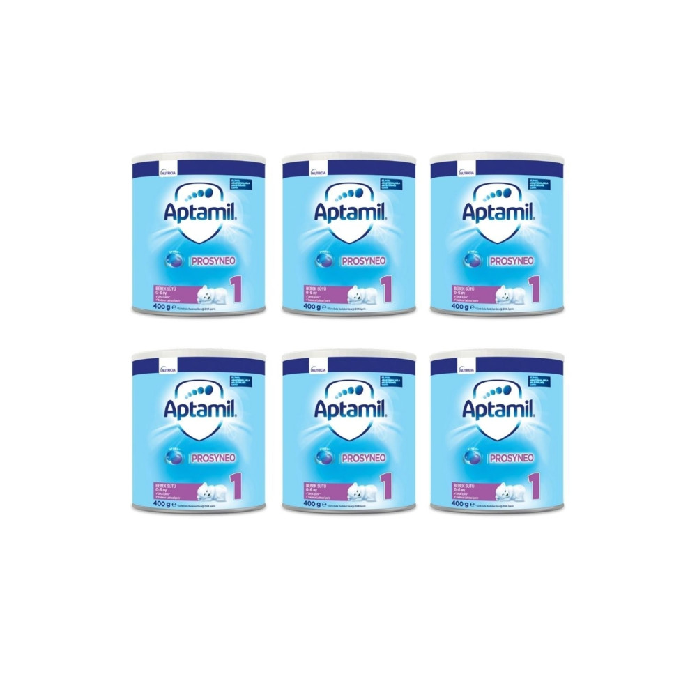 Aptamil Prosyneo 1 Numara Bebek Sütü 400gr 6lı Paket Bebek Mamaları Fiyatı