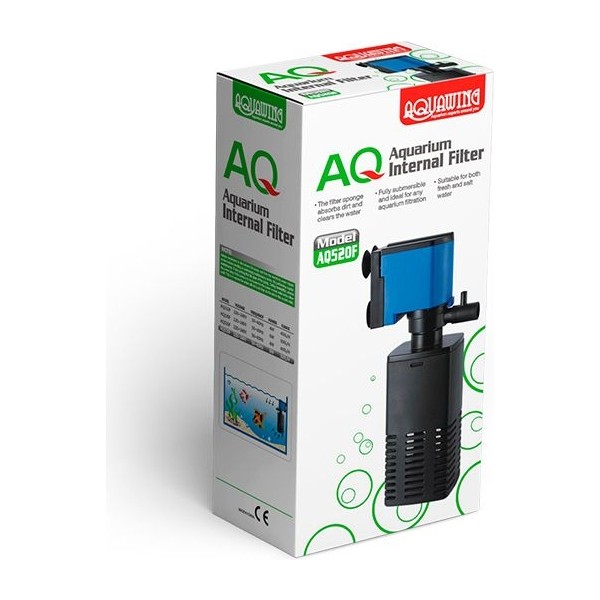 AQ520F-AQUAWING Iç Filtre 6W 500L/H - 150 litre akvaryumlar için Evcil Hayvan Ürünleri Fiyatı