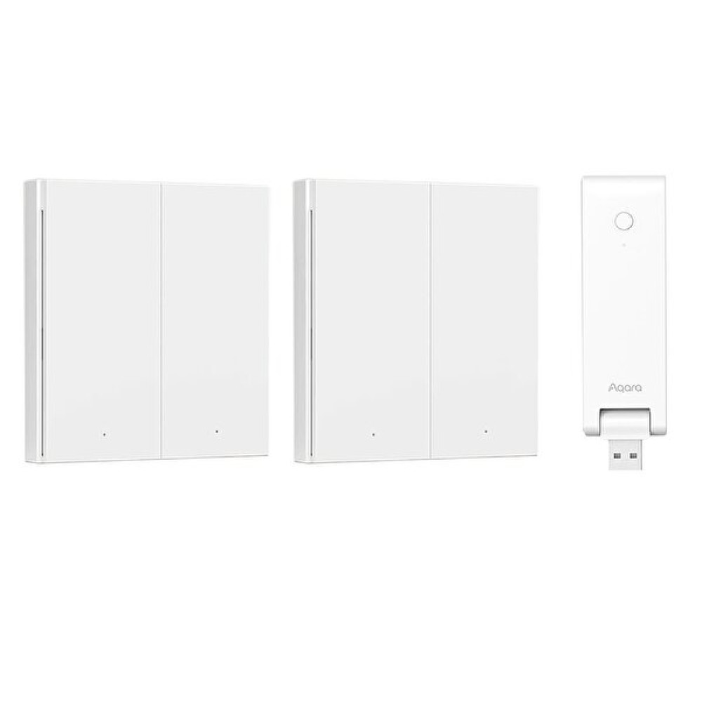Aqara H1 2'li Akıllı Duvar Anahtarı ve E1 Akıllı Kontrol Hub Kiti Anahtarlık Fiyatı