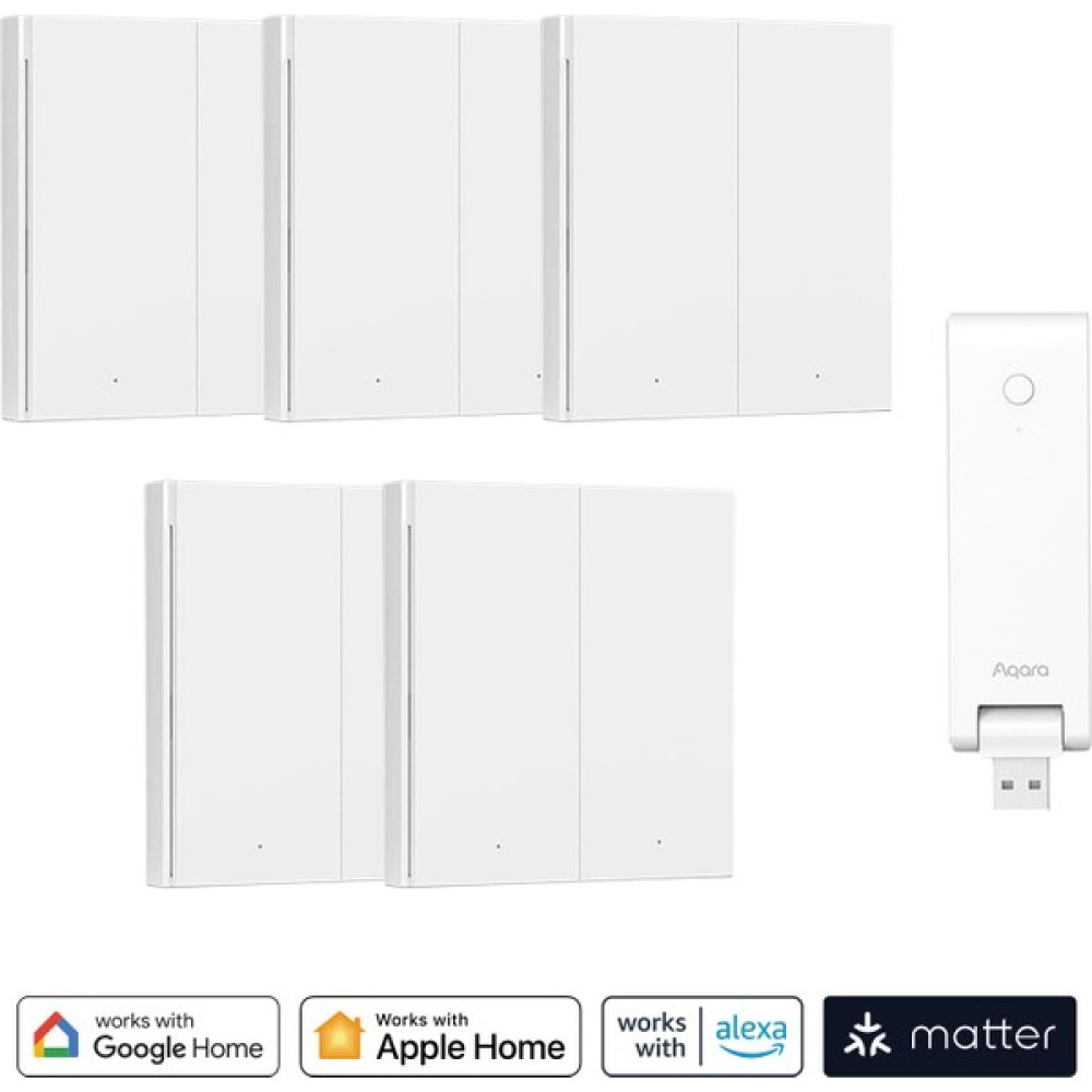 Aqara H1 Akıllı Uzaktan Kumanda Anahtarı 5'li ve E1 Akıllı Kontrol Hub Kiti Oto, Bahçe, Yapı Market Fiyatı