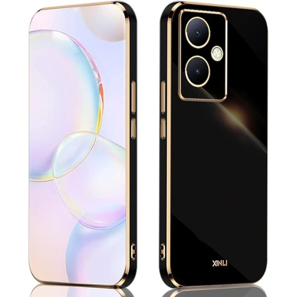 Aqc Store Vivo V29 Lite Kılıf Parlak Kenarlı Yeni Sezon Şık Tasarım - Siyah Cep Telefonu Kılıfı Fiyatı