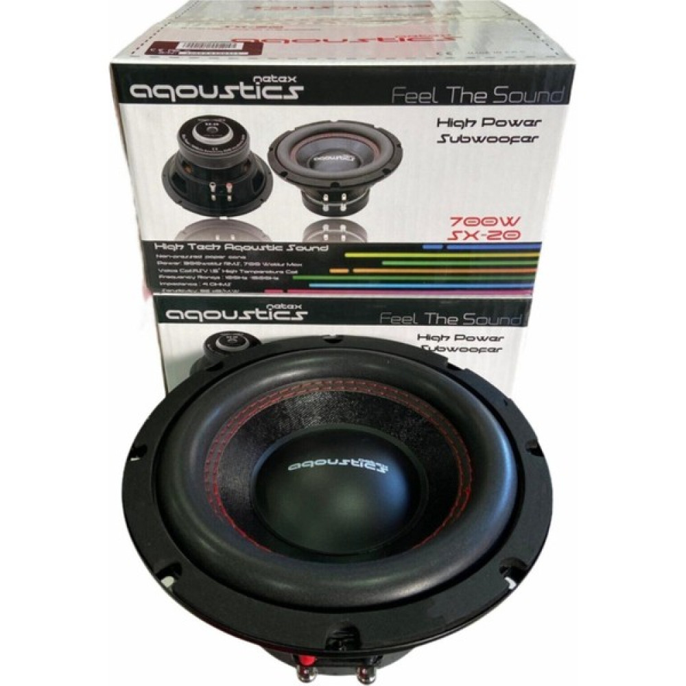 Aqoustics Oto Bass Subwoofer 20CM 700W 1 Adet Sx-20 Bass 20 cm - Siyah Oto Boyaları Fiyatı