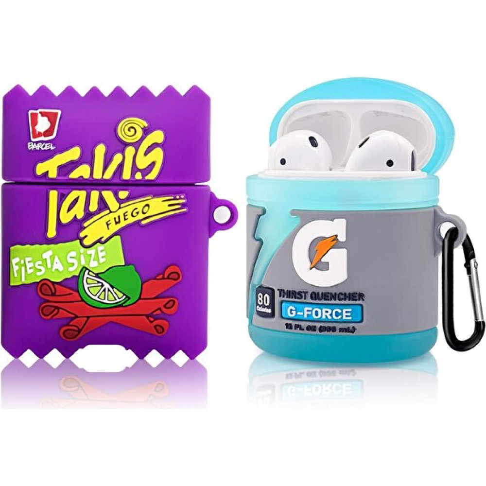 Aqqog [2pack] For Airpod 2/1 Sport Water & Takis Potato Chips Case, 3D Fun Cute Fashion Food Protective Skin Accessories Silicone Case For Girl Boy... Kulak Üstü Kulaklık Fiyatı
