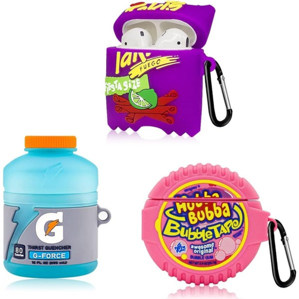 Aqqog [3pack]cute Airpod Case For Airpod 2/1, 3D Cartoon Kawaii Bubble Gum&sport Water&takis Potato Cover Food Design Girl Boys Fashion Fun Protect... Kulak Üstü Kulaklık Fiyatı