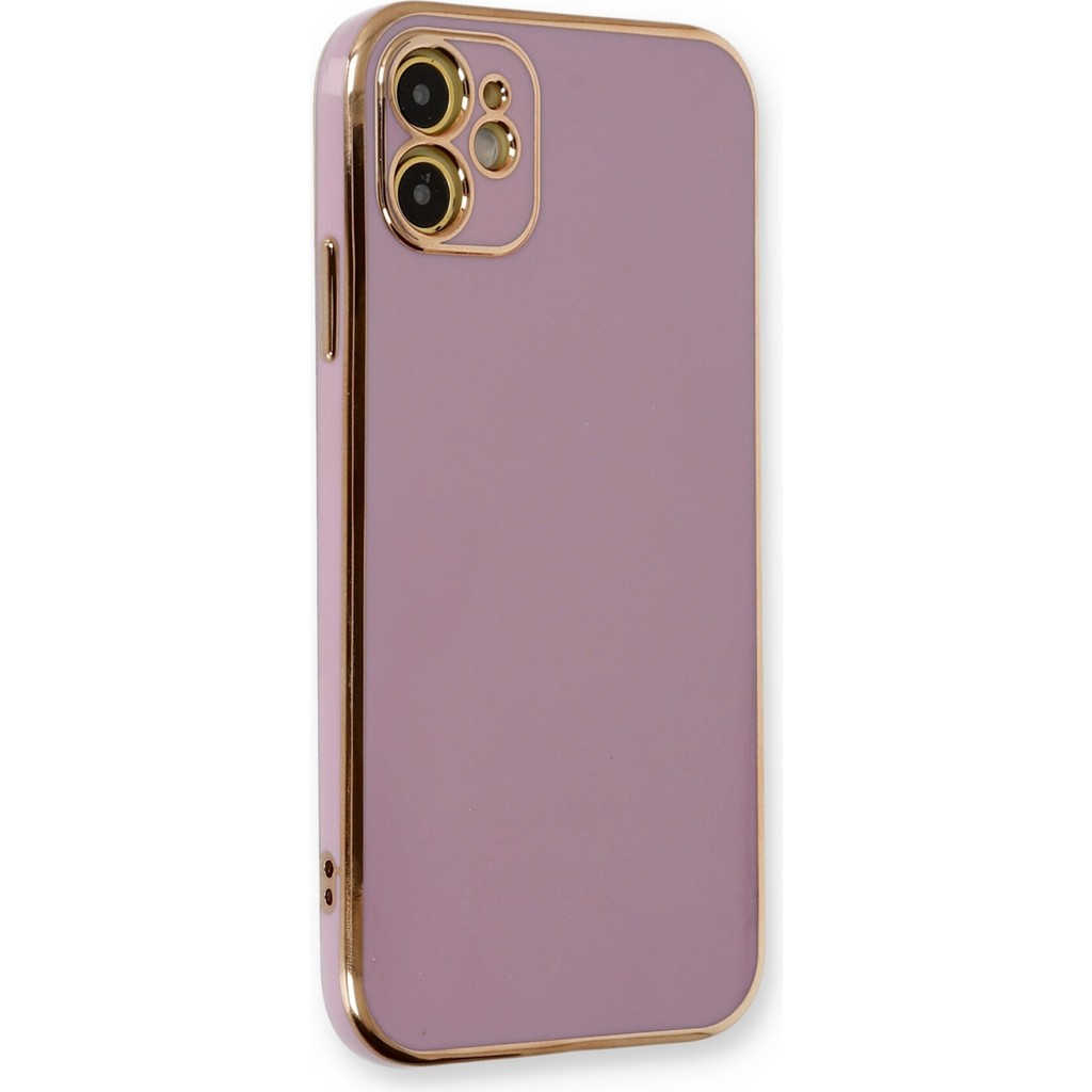 Aqua Aksesuar iPhone 11 Kılıf Özel Tasarım Fit Kalıp Lüx Dizayn Silikon Kapak - Mor Cep Telefonu Kılıfı Fiyatı