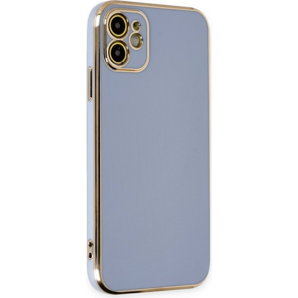 Aqua Aksesuar iPhone 12 Kılıf Özel Tasarım Fit Kalıp Lüx Dizayn Silikon Kapak - Mavi Cep Telefonu Kılıfı Fiyatı