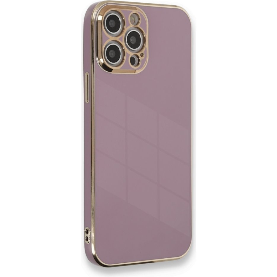 Aqua Aksesuar iPhone 12 Pro Kılıf Özel Tasarım Fit Kalıp Lüx Dizayn Silikon Kapak - Mor Cep Telefonu Kılıfı Fiyatı