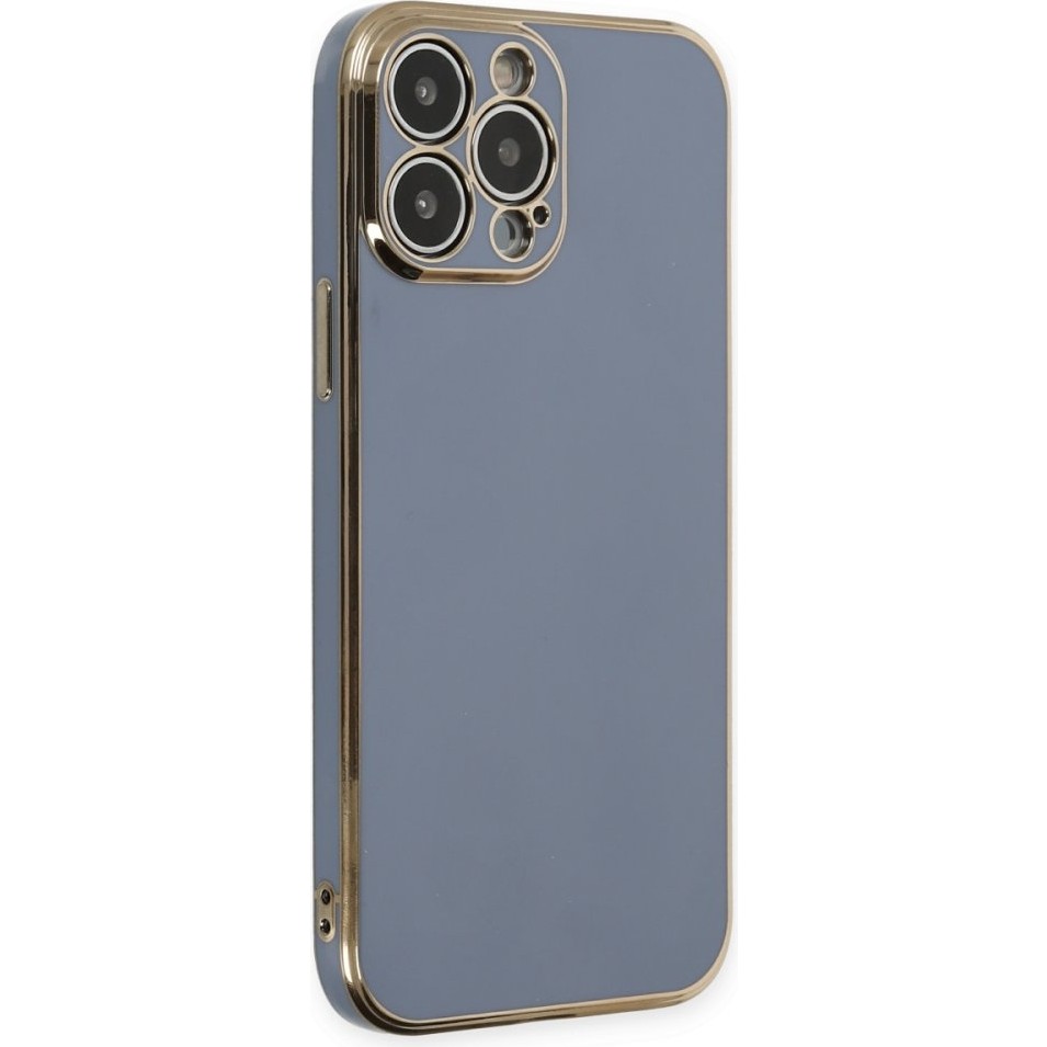 Aqua Aksesuar iPhone 14 Pro Kılıf Özel Tasarım Fit Kalıp Lüx Dizayn Silikon Kapak - Mavi Cep Telefonu Kılıfı Fiyatı