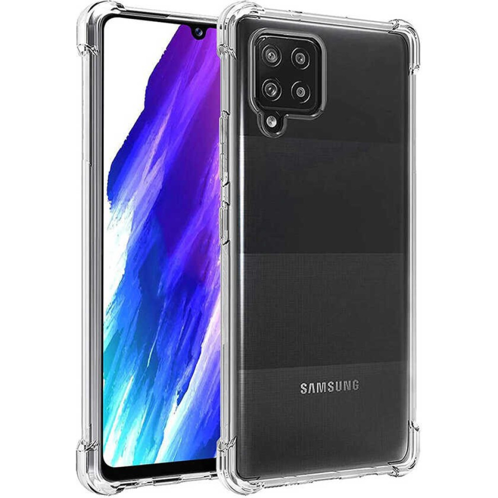Aqua Aksesuar Samsung Galaxy M12 Köşe Korumalı Şeffaf Darbe Emici Telefon Kılıfı - Renksiz SSD / Solid State Drive Fiyatı