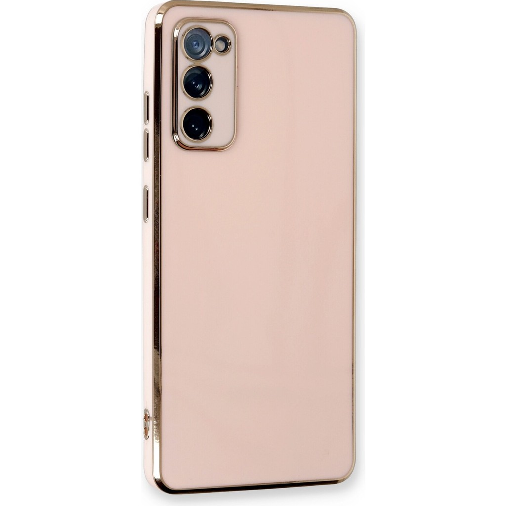 Aqua Aksesuar Samsung Galaxy S20 Fe Kılıf Özel Tasarım Fit Kalıp Lüx Dizayn Silikon Kapak - Pembe Cep Telefonu Kılıfı Fiyatı