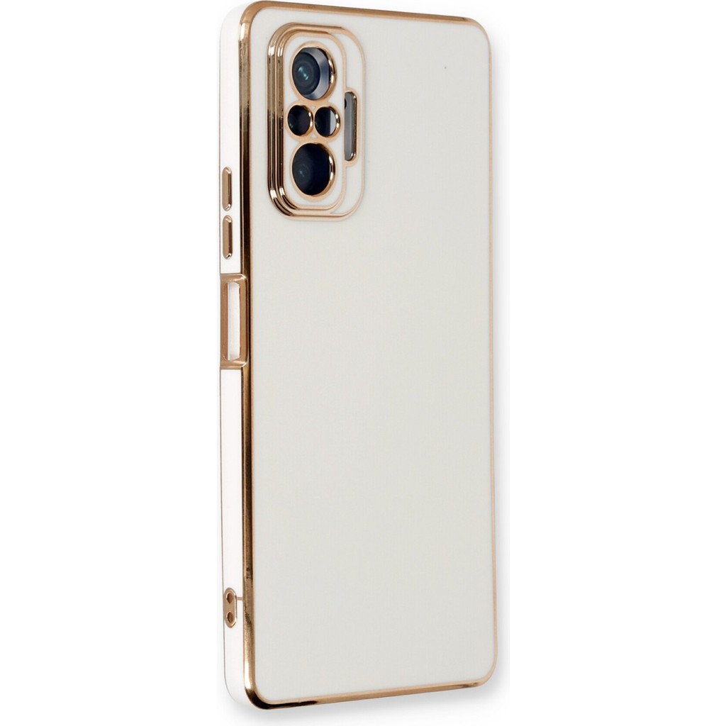 Aqua Aksesuar Xiaomi Redmi Note 10 Pro Kılıf Özel Tasarım Fit Kalıp Lüx Dizayn Silikon Kapak - Beyaz Cep Telefonu Kılıfı Fiyatı