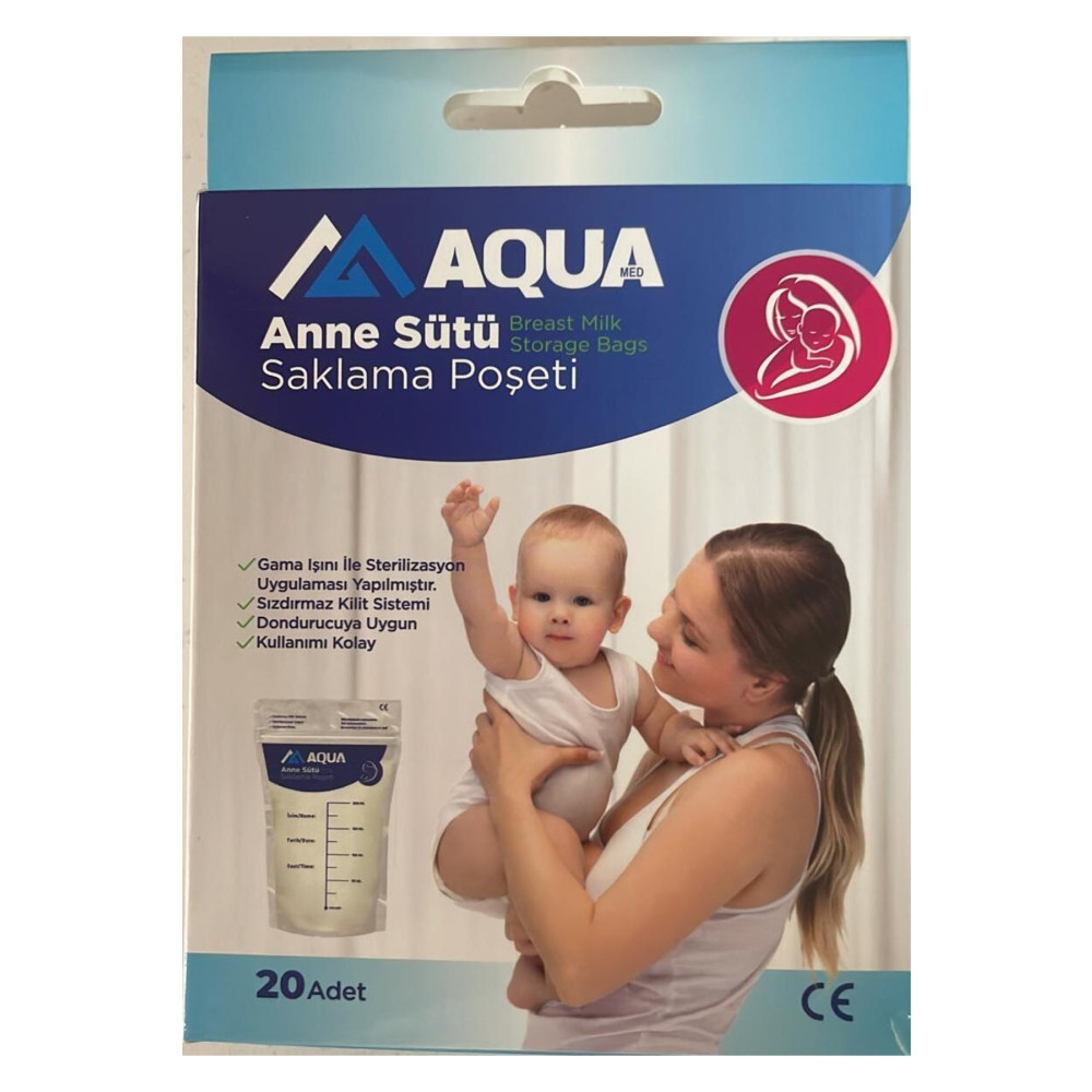 Aqua Anne Sütü Saklama Poşeti 20lik Hamilelik ve Emzirme Fiyatı