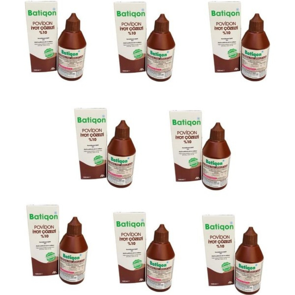 Aqua Batigon Povidon Iyot Çözelti Batikon 100 ml x 10 Adet Hijyen ve Temizlik Fiyatı