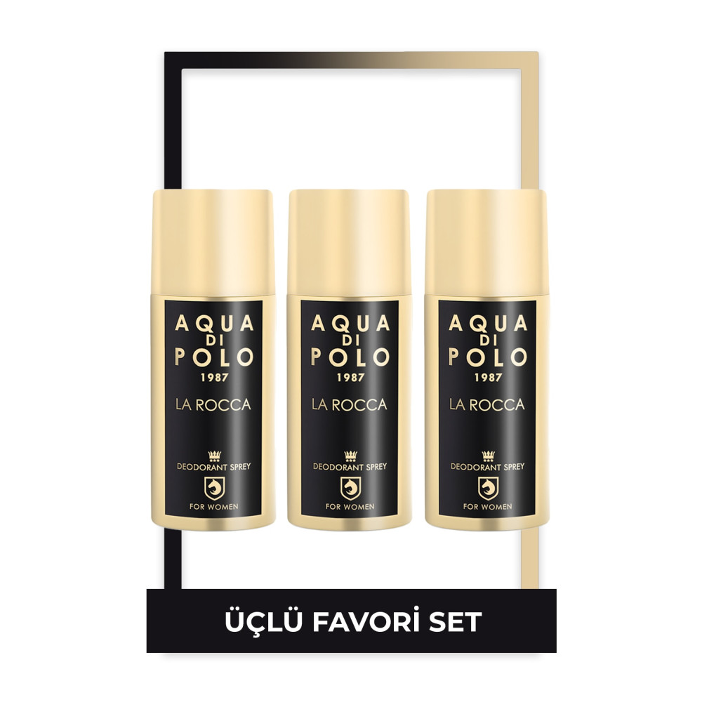 Aqua Di Polo 1987 Aqua Di Polo La Rocca 3lü Parfümlü Deodorant Seti Stcc004501 Deodorantlar Fiyatı