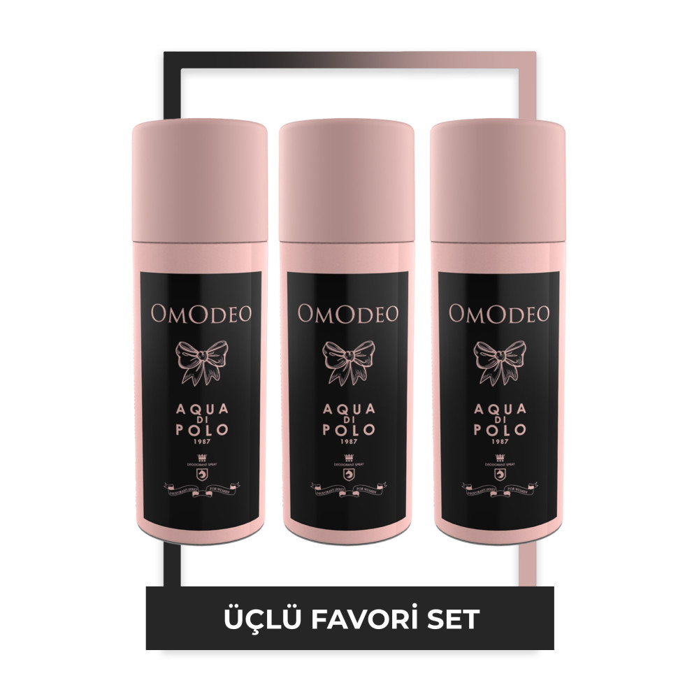 Aqua Di Polo 1987 Aqua Di Polo Omodeo 3lü Parfümlü Deodorant Seti Stcc004701 Deodorantlar Fiyatı