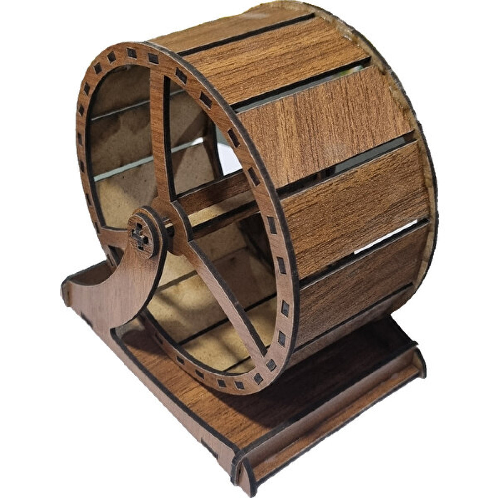 Aqua Home Kahverengi Ahşap Hamster Çarkı 14X7 cm Evcil Hayvan Ürünleri Fiyatı