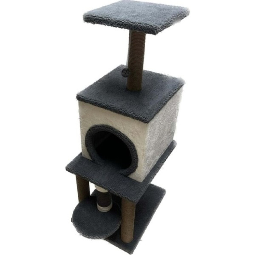 Aqua Home Tırmalamalı Katlı Kule Kedi Oyun Evi 115 x 50 x 40 cm Evcil Hayvan Ürünleri Fiyatı