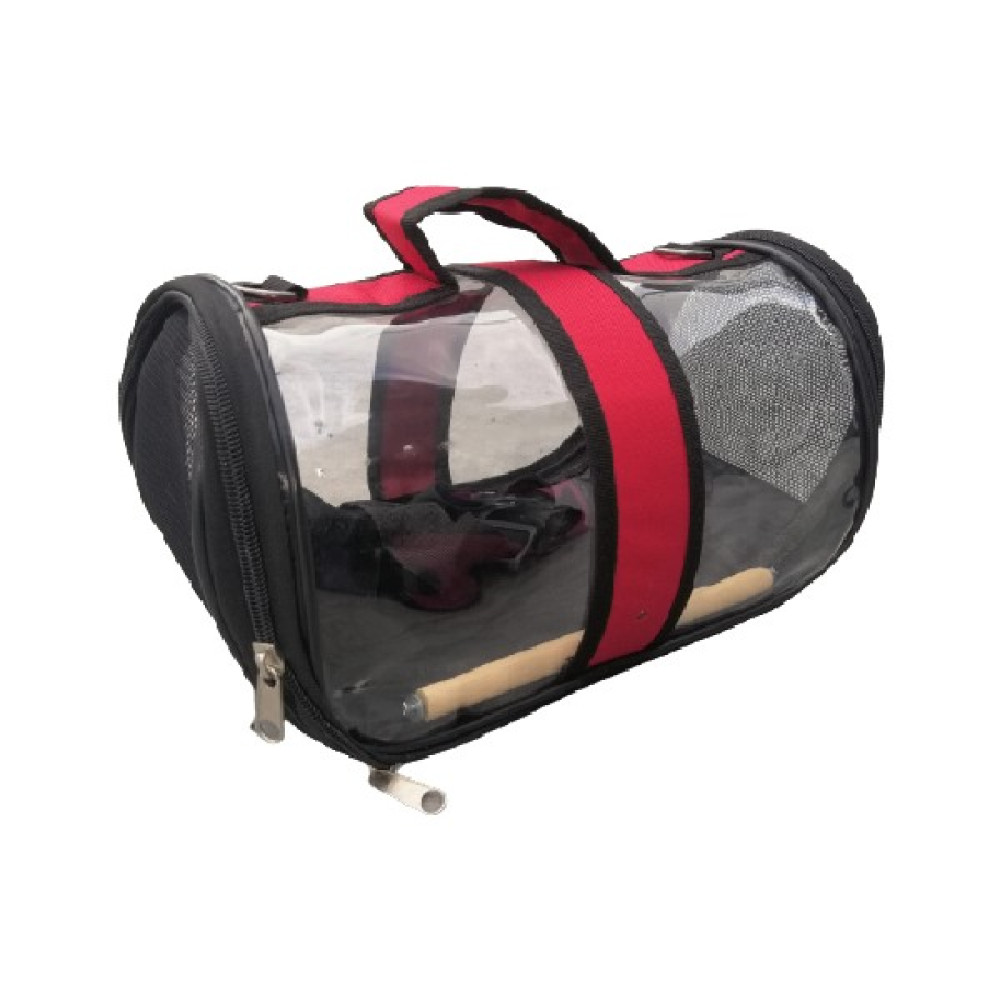 Aqua Home Tünekli Kuş Taşıma Çantası -30X22X20CM - Kırmızı Evcil Hayvan Ürünleri Fiyatı