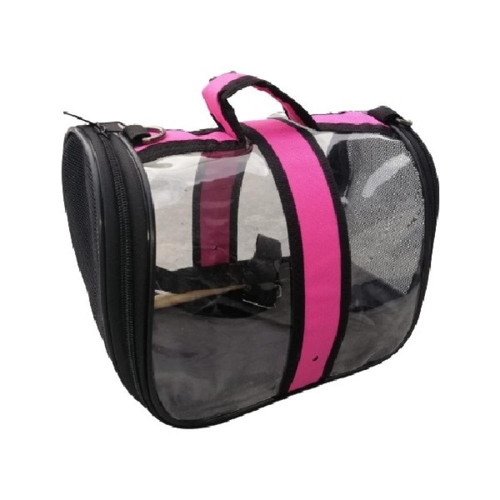 Aqua Home Tünekli Kuş Taşıma Çantası - 30X22X20CM - Pembe Evcil Hayvan Ürünleri Fiyatı