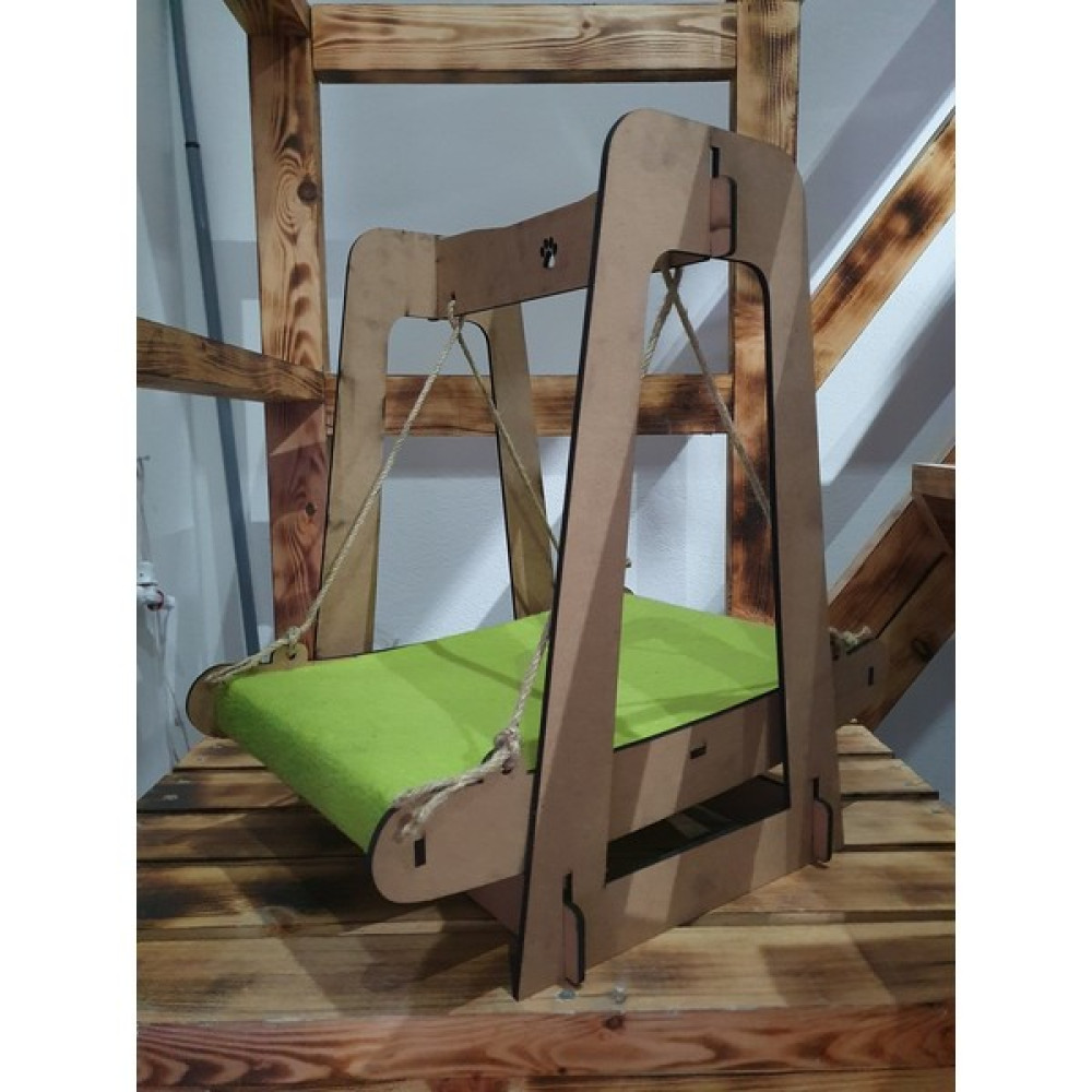 Aqua Home Yeşil Ahşap Kedi Salıncağı 52 x 36 x 47 cm Evcil Hayvan Ürünleri Fiyatı