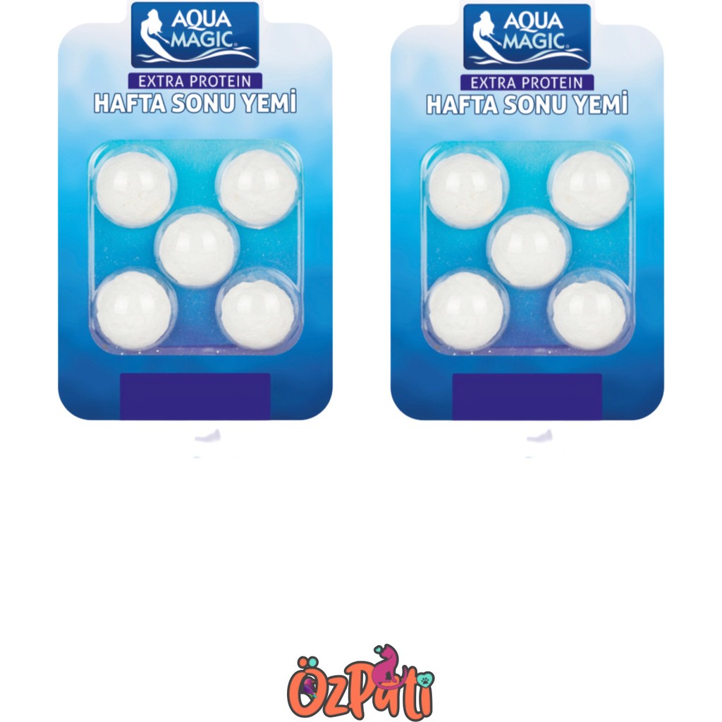 Aqua Magic Akvaryum Balıklar Için Tatil Yemi 5’li x 2 Paket Evcil Hayvan Ürünleri Fiyatı