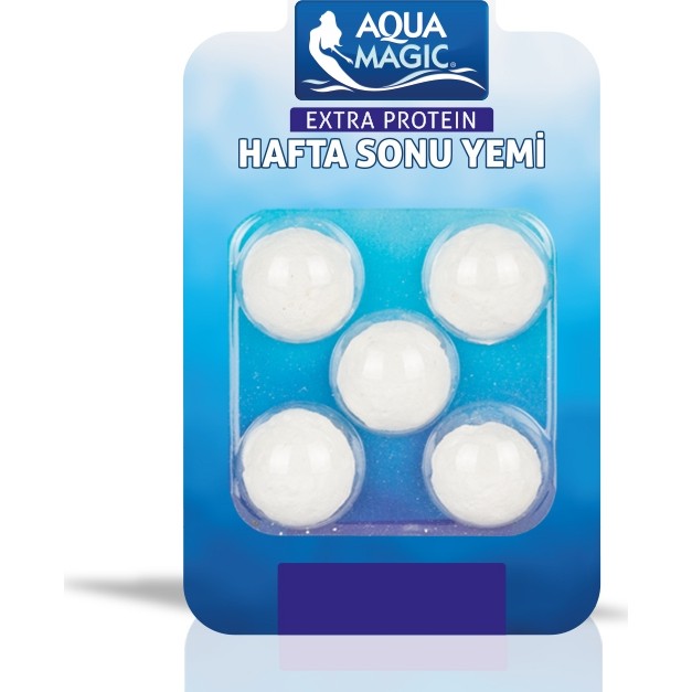 Aqua Magic Tatil Balık Yemi 5'li Yüksek Protein İçeren Akvaryum Balıkları İçin Besleyici Yem Evcil Hayvan Ürünleri Fiyatı