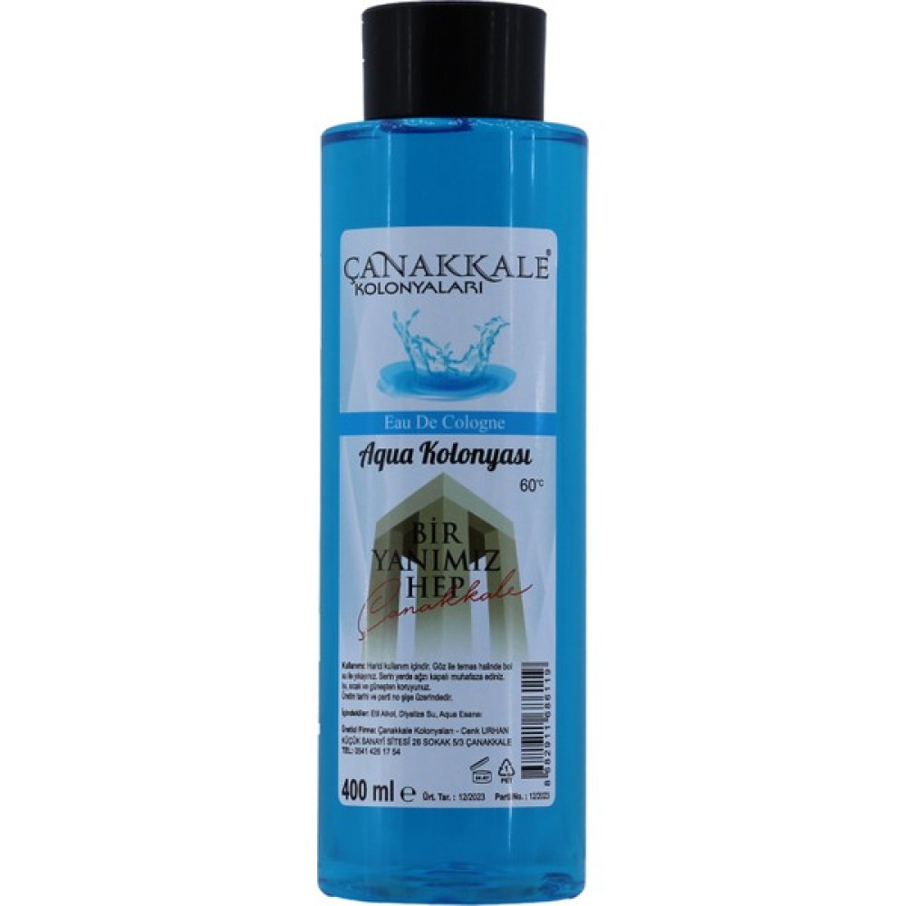 Aqua (Okyanus) Kolonyası - 400 ml - (Pet Şişe) Kolonya & Gülsuyu Fiyatı