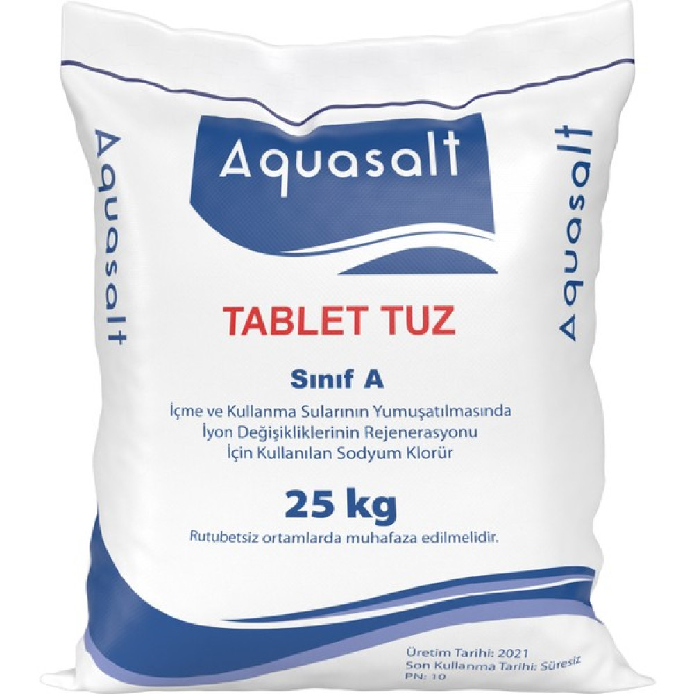 Aqua Salt Tablet Tuz (Sınıf A) 25 kg - Beyaz Bahçe Makinesi Aksesuar & Yedek Parça Fiyatı