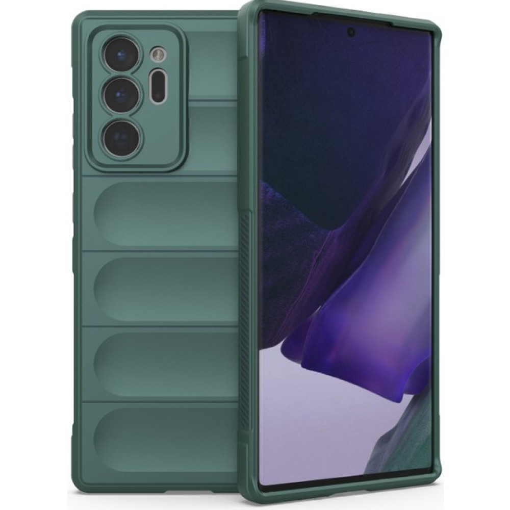 Aqua Vip Aksesuar Samsung Galaxy Note 20 Ultra Kılıf Yeni Sezon Su Geçirmez Parmak Izi Yapmaz Esnek Silikon - Koyu Yeşil Cep Telefonu Kılıfı Fiyatı