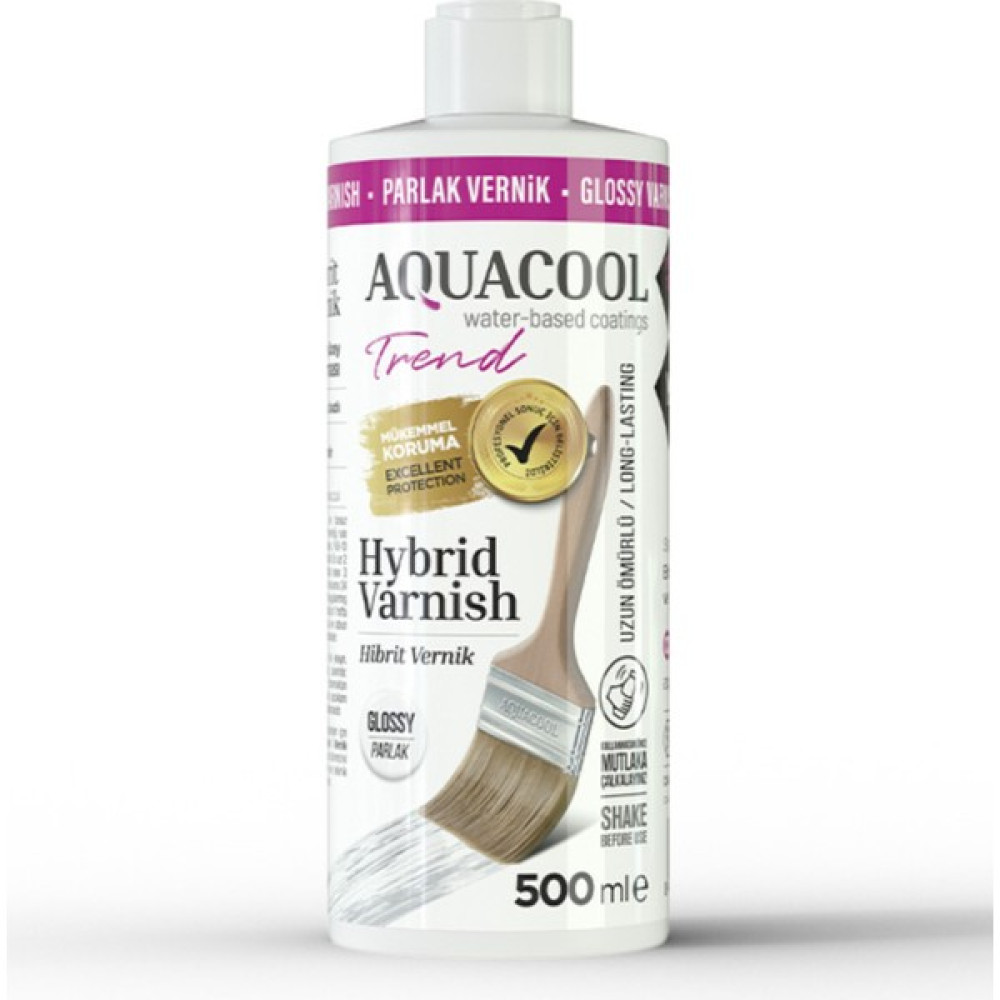 Aquacool Trend Mac Su Bazlı Vernik - Parlak 500 Ml. Akrilik Boya Fiyatı