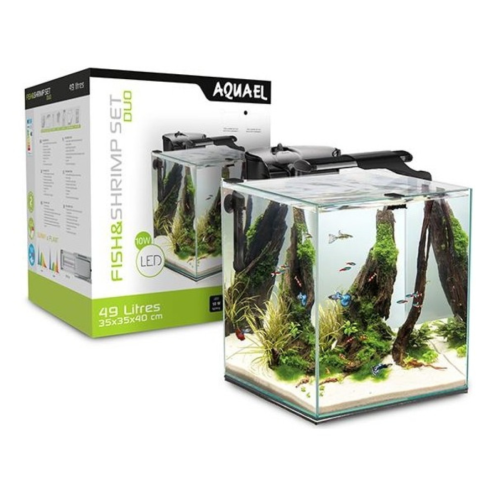 Aquael Fish Shrimp Set Smart Duo 35 Akvaryumu Beyaz Evcil Hayvan Ürünleri Fiyatı