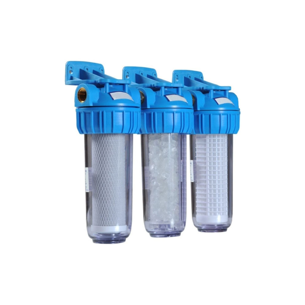 Aquafer Üçlü Su Filtresi Daire Ve Bina Girişi Için Üçlü Set Arıtma Sistemi Küçük Ev Aletleri Fiyatı
