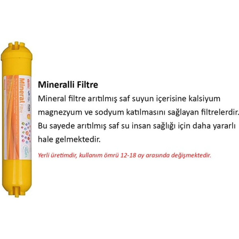 Aquafit Mineral Filtre Su Arıtma Cihazı Filtresi (Tüm Cihazlarla Uyumludur) Bahçe Makinesi Aksesuar & Yedek Parça Fiyatı