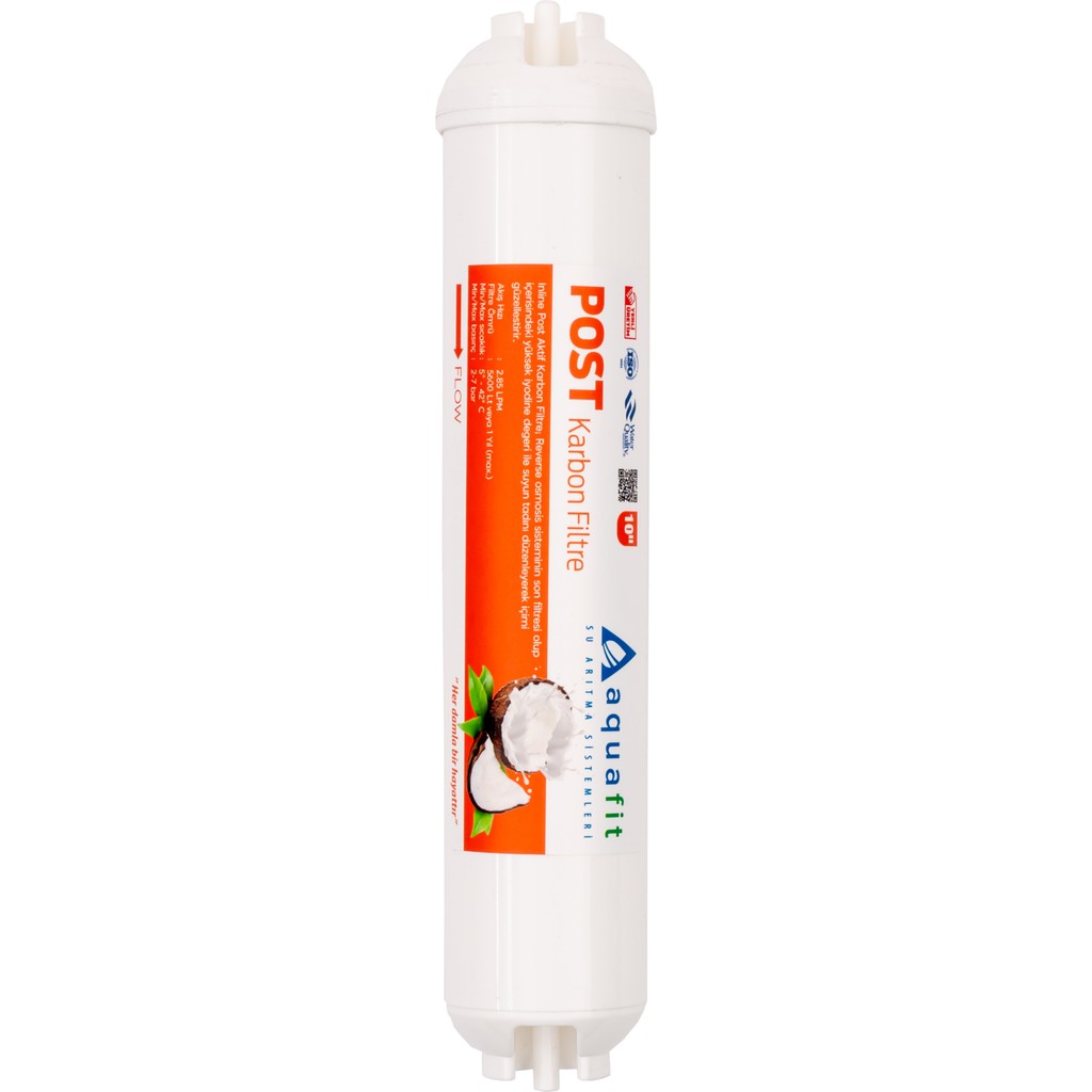 Aquafit Post Karbon Tatlandırıcı Filtre Su Arıtma Cihazı Filtresi (Tüm Cihazlarla Uyumludur) Su Arıtma Cihazı Fiyatı