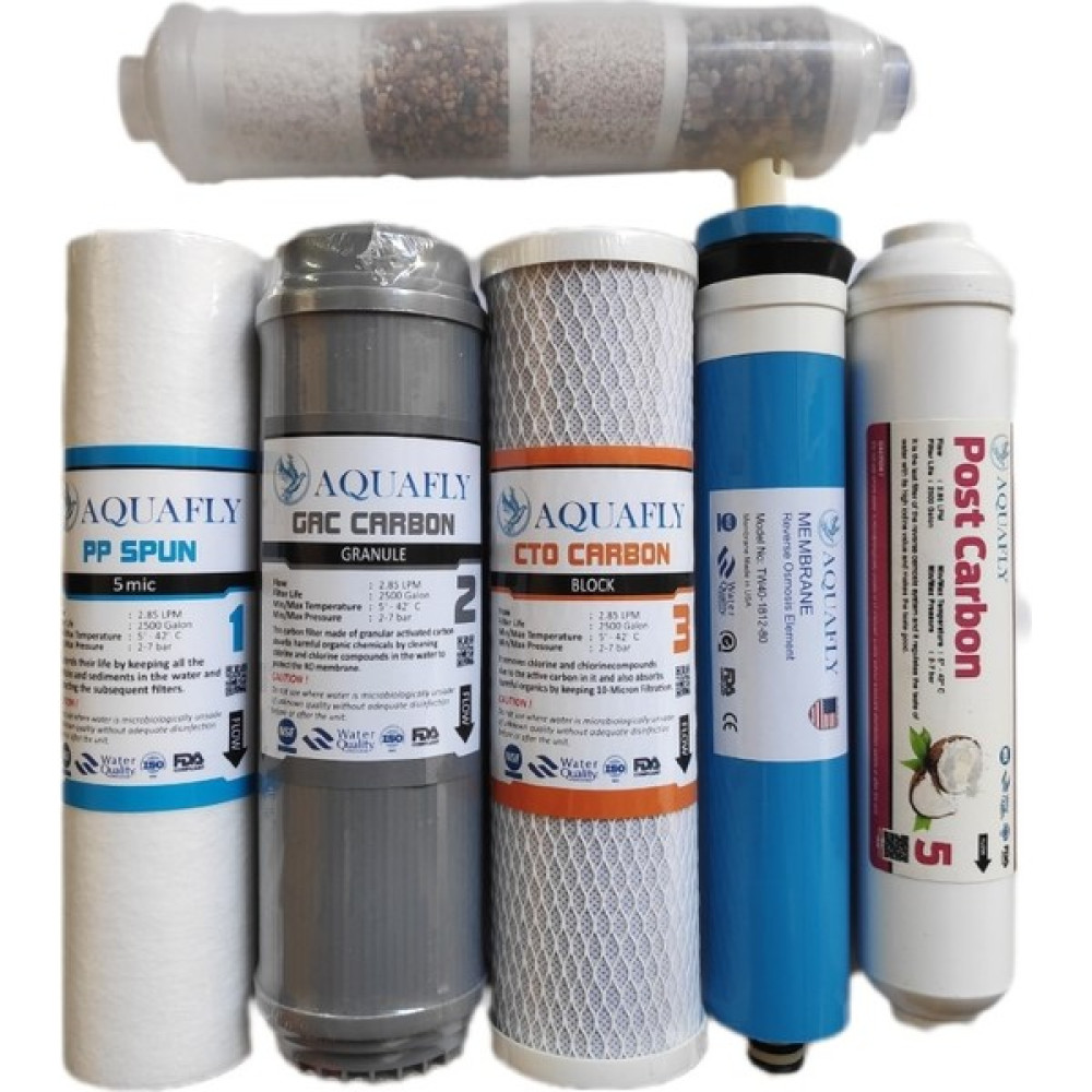 Aquafly Su Arıtma Filtresi 6 Filtre 9 Aşama Arıtıcı Filtresi Yedek 10' Açık Kasa Uyumlu - Gri Bahçe Makinesi Aksesuar & Yedek Parça Fiyatı