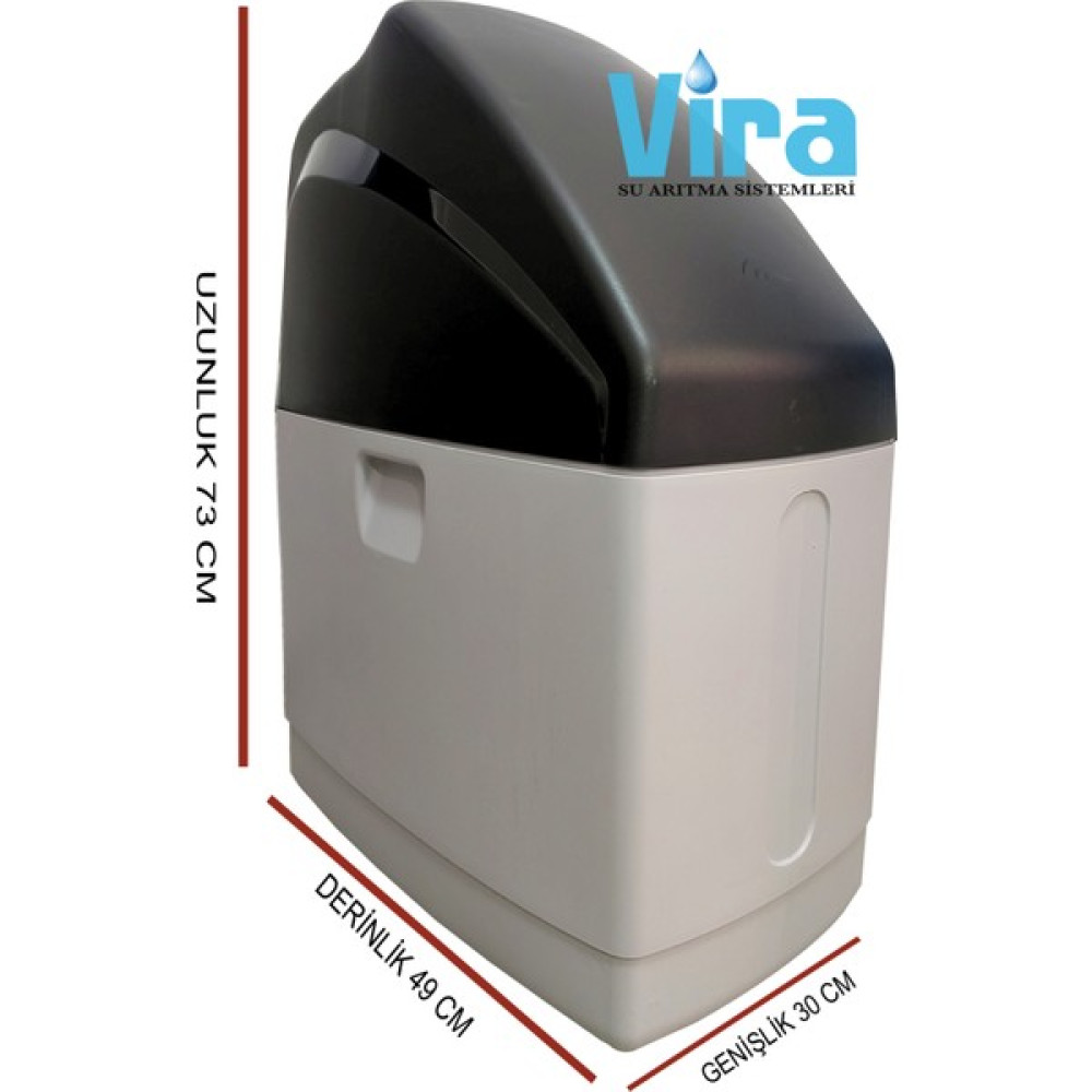 Aqualine Swan Mini Kabinet Otomatik Su Yumuşatma Cihazı - Runxin Debi ve Zaman Kontrollü Bahçe Makinesi Fiyatı