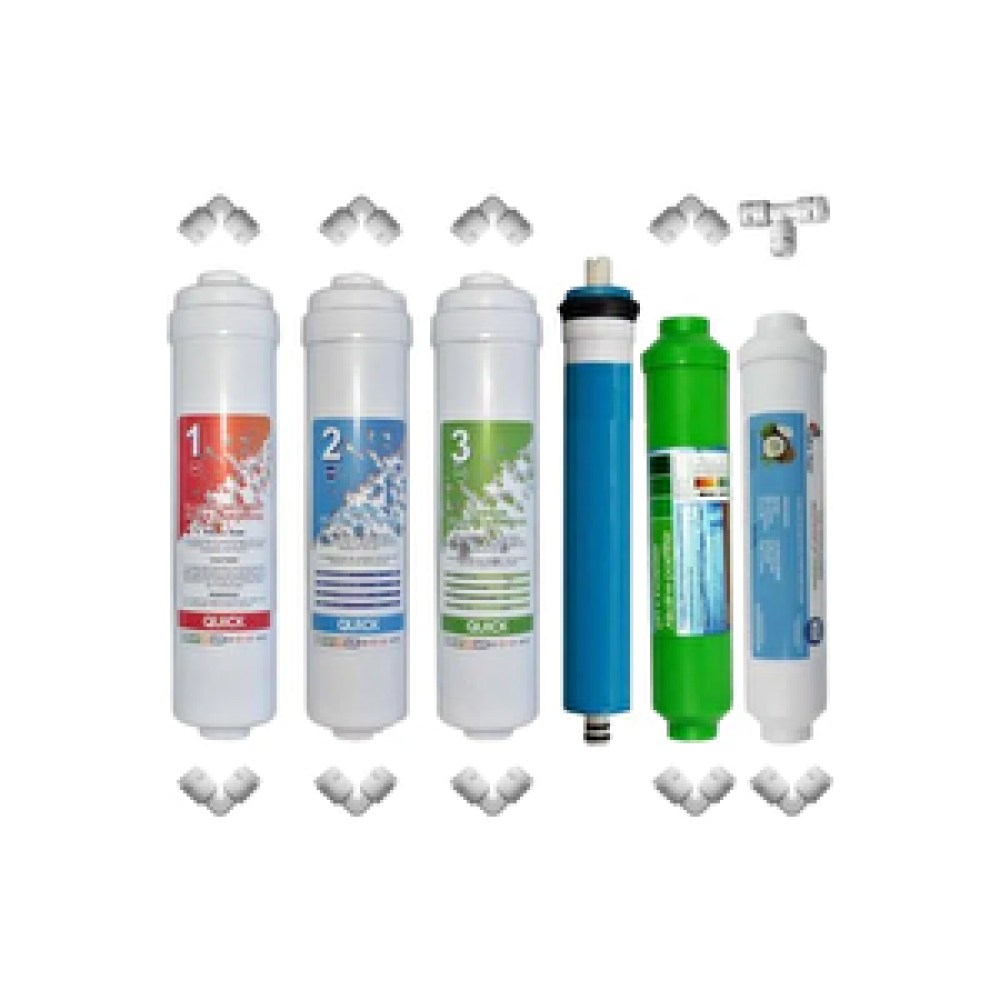 Aquamur Aqua Mur Inline Kapalı Kasa Su Arıtma Cihazlarına Uyumlu6'lı Set Ph Filtreli Su Arıtma Cihazı Fiyatı