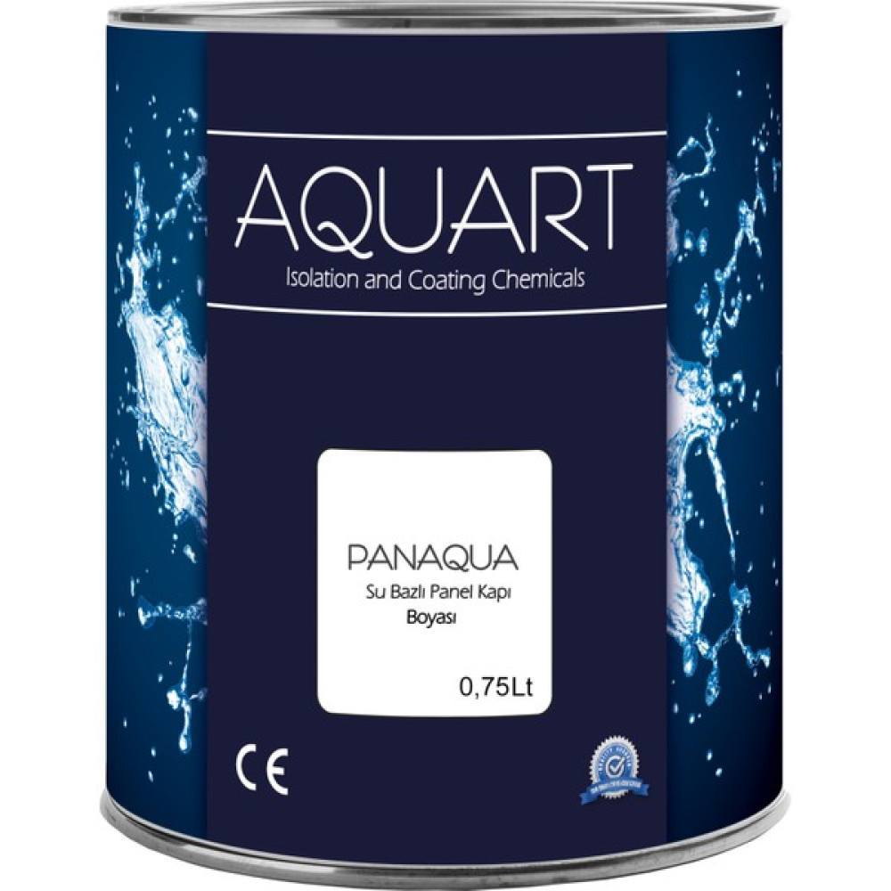 Aquart Panaqua Su Bazlı Panel Kapı Boyası (Kokusuz, Sararmaz) 0,75 Lt Beyaz - 010 - Beyaz Boya Malzemeleri Fiyatı
