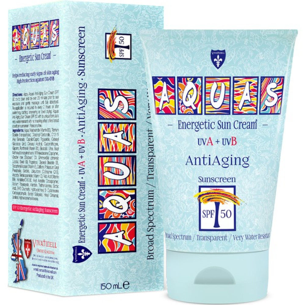 Aquas AntiAging Güneş Kremi Spf 50 150 ml Güneş Kremleri ve Losyonları Fiyatı