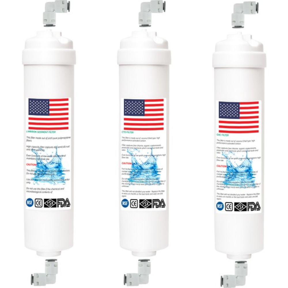 Aquatime Kapalı Kasa 12" Inç 5'li Inline Filtre Seti Nsf Onaylı Standart Membranlı - 3lü Filtre Seti Bahçe Makinesi Aksesuar & Yedek Parça Fiyatı