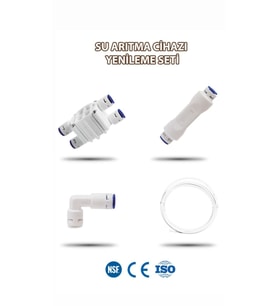 Aquatime Su Arıtma Cihazı Yenileme ve Bakım Kiti Shut Off - Flow - Valfe Nalburiye & Hırdavat Fiyatı