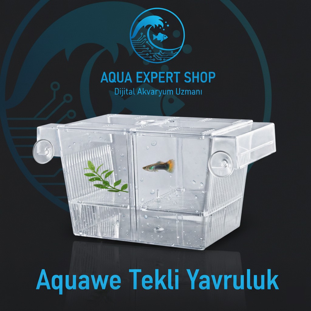 Aquawe Akvaryum Tekli Yavruluk - Kolay Kurulum - Şeffaf Yapı - Güvenli Alan Evcil Hayvan Ürünleri Fiyatı